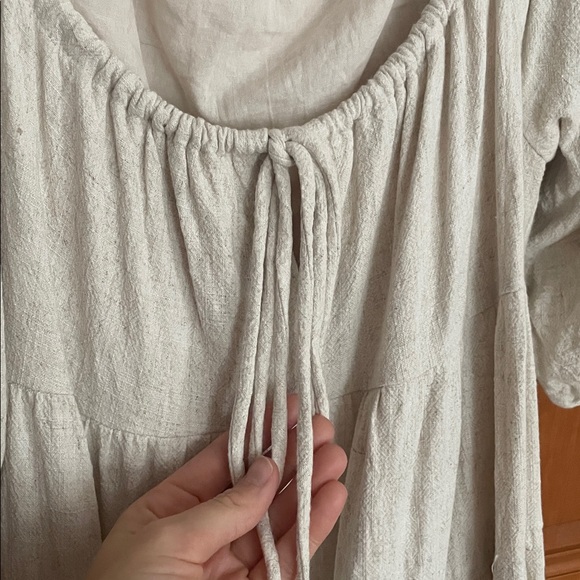 Neutral Ground Cream Dress - Picture 4 of 5